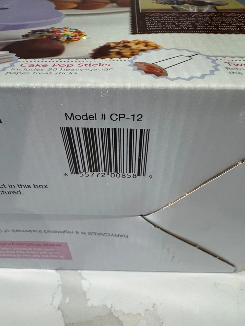 NWT! Babycakes - Purple Cake Pop Maker